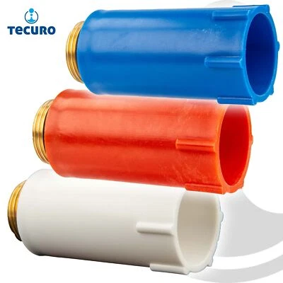 tecuro Baustopfen - Abdrückstopfen mit Messing-Gewinde