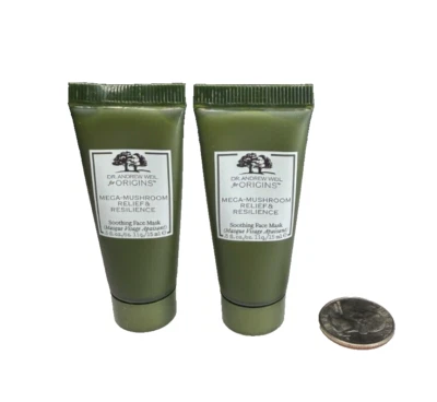 Origins Mega Mushroom Relief Resilience Soothing Face Mask 0.5 oz Each X2 - Image 1 of 4