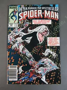 The Spectacular Spider-Man Cómic #90 1984 primer simbionte disfraz gato negro sin precio base - Imagen 1 de 12