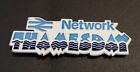 Old British Rail Railways Transport Plastic Pin Badge - Network Thamesday