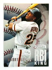 Barry Bonds #4 of 10 (1995 Fleer Ultra) RBI King Insert, San Francisco Giants