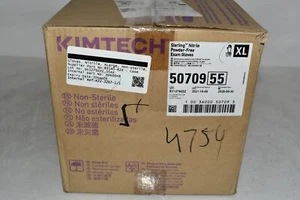 Case of 1700 NEW Kimberly Clark Kimtech Sterling Nitrile Exam Gloves 50709 3.5 M - Picture 1 of 3