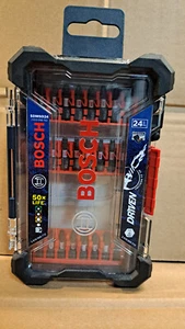 Bosch SDMSD24 Impact bits 24 Piece Set Tough Driver Custom Case System Set - Picture 1 of 3