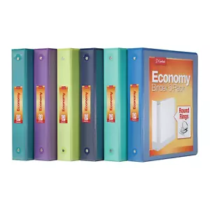 3 Ring Binders Binders School Office Durable 1.5" Holds 350 Sheets Clearvue View - Picture 1 of 1