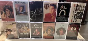 Estate Lot of 12 Elvis Presley Cassette Tapes - Some are Christmas And Gospel - Picture 1 of 5