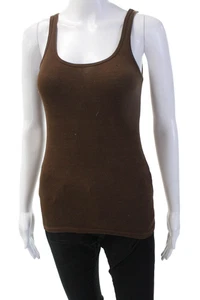 Vince Damen Basic Tanktop braun Baumwolle ärmellos Größe S - Bild 1 von 6