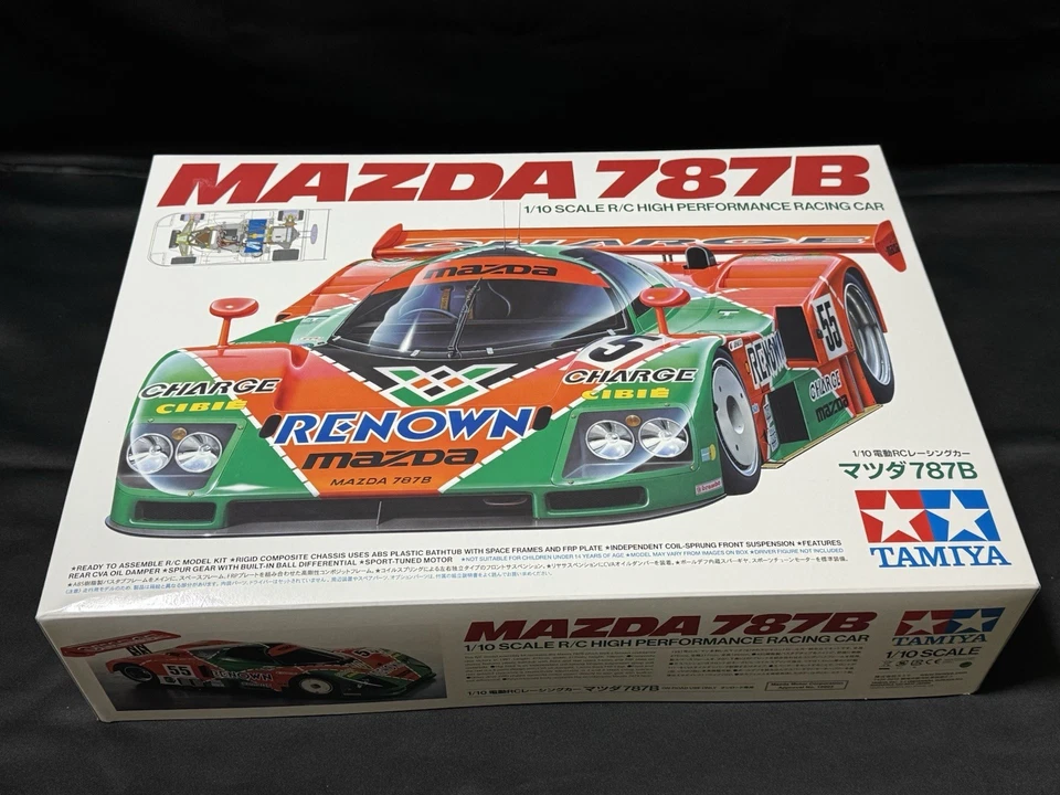 Tamiya 47518 1/10 Mazda 787B RC Edition Classic Race Car in stock