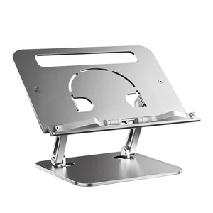Foldable Tablets Stand Cooling Holder Bracket Anti-slip CNCAluminum Alloy Riser - Zdjęcie 1 z 8