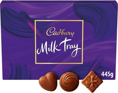 Cadbury Milk Tray Chocolate Box, Assorted Chocolates Gift Set Full Size