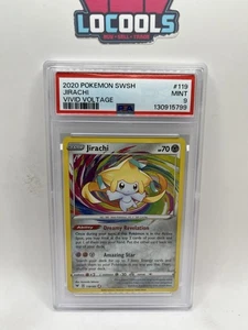 2020 POKEMON SWORD & SHIELD VIVID VOLTAGE #119 JIRACHI PSA 9 Mint - Picture 1 of 2