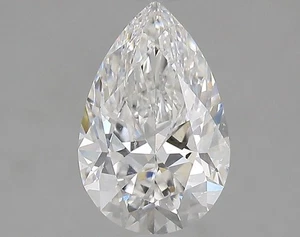 Pear Cut 1.55 Carat Cert. AGI Natural Mined Diamond Loose D color VS2 clarity - Picture 1 of 2