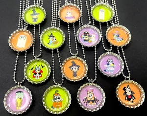 Halloween / BLUEY / party favors  / 14 Necklaces  / Kids Party / Bag Fillers - Picture 1 of 1