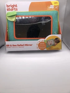 Bright Starts Foldable Baby Sit and See Safari Floor Mirror New - Picture 1 of 2
