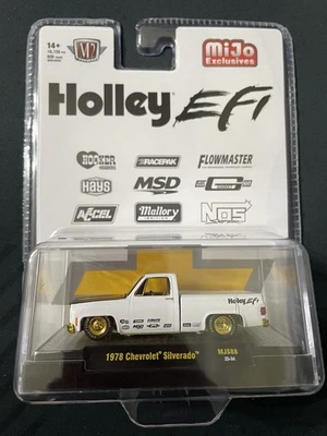 Chase! M2 Machines 1:64 1978 Chevrolet Silverado Holley Custom White 31500-MJS88 - Image 1 of 4
