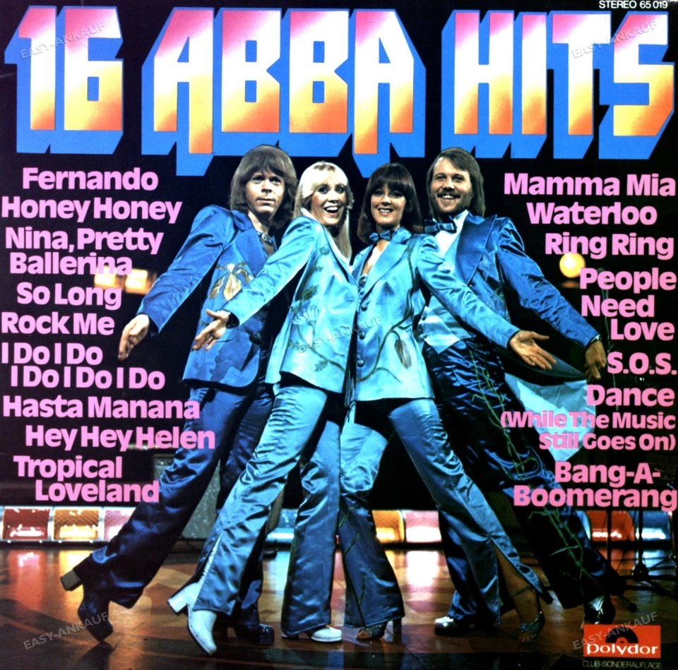 ABBA - 16 ABBA Hits LP (VG) .* - Image 1 of 1
