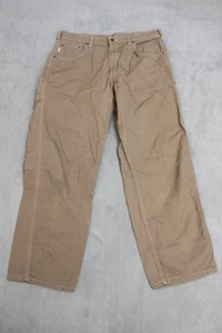 Carhartt Herren Gr. 36 x 30 B159-MUS Loose Fit Braun Canvas Zimmermann Hose - Bild 1 von 17