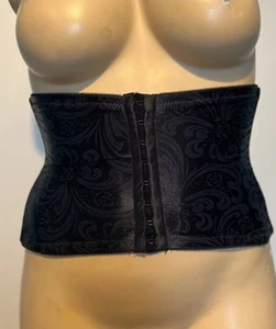 Cupid Boned Waist Cincher Shapewear Women's Small Black NWT - Picture 1 of 12