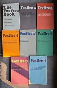 Foxfire Books Set 1 - 8 by Eliot Wigginton Homesteading Survival Farming 70s 80s - Foto 1 di 19