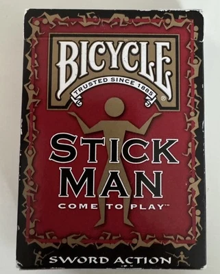 Bicycle Stickman Playing Cards, Geöffnet und unbespielt, Sammeln, Poker, Zaubern - Bild 1 von 2