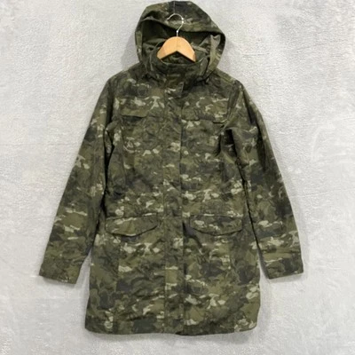 Chaqueta Eddie Bauer Mujer Pequeña Aventurera Senderismo Parka Camuflaje Ligera Foto 1 de 4