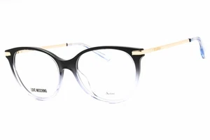 MOSCHINO LOVE MOL570 1X2 Eyeglasses Black Lilac Frame 52mm - Picture 1 of 4