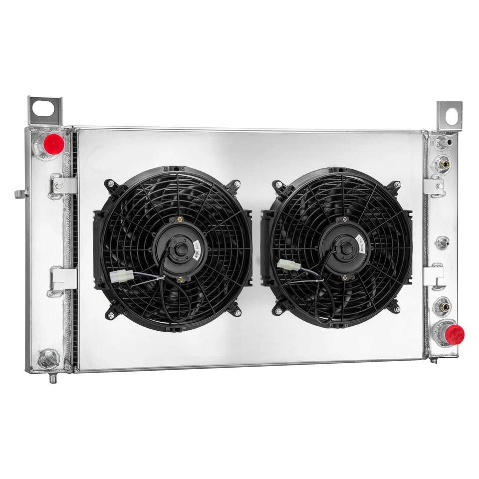 Fit 1999-2013 09 Chevy Silverado 1500 2500/GMC Sierra 3-Row Radiator+Shroud Fan - Изображение 1 из 4