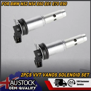 2PCS VVT Vanos Solenoid Set For BMW N52 N54 E60 E61 E70 E90 917-241 11367585425 - Picture 1 of 9
