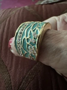 Turquoise Ring With Stones In Gold “Tree Of Life” Design In A Size 9 - Picture 1 of 8