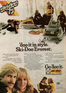 Pubblicità Stampa Vintage 1978 Ski-Doo '79 Everest 'doo it in style Motoslitta Giallo Grn - Foto 1 di 2