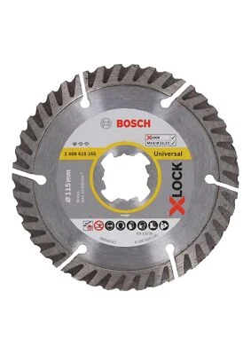 BOSCH PROFESSIONAL Bosch Diamanttrennscheibe X-LOCK Standard for Universal, 115 x 22,23 x 2 x 10 mm