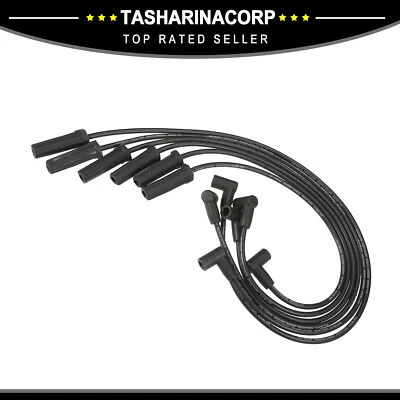 Pieza de 6 cables de bobina de encendido de bujía de 7 mm aptos para Buick LeSabre 1999-2005 Foto 1 de 4