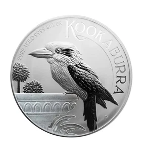Australia 2022-P 1 Kilo (32.15 Troy oz) Silver Kookaburra $30 coin - Picture 1 of 2