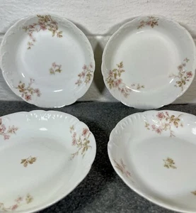 4pc Antique Haviland & Co Porcelain Dessert Bowls (The Packwood House Museum) - Picture 1 of 5