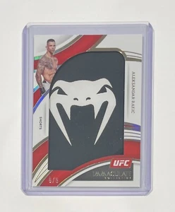 2022 UFC Immaculate - Aleksandar Rakic - Fighter-worn Jumbo Patch 5/5 ๐ฅ๐ฅ๐ฅ๐ฅ - Picture 1 of 2