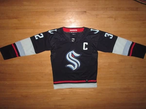 SEATTLE KRAKEN Adidas Primegreen NHL Adult Size 46 ~ Retired #32 Fan Jersey - Picture 1 of 8