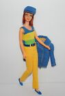 1966 Casey Red Head Tnt Doll in Francie Denims On! #1290 Nm/Complete!