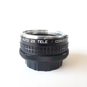 Soligor Auto 2x Teleconvertitore Modello Fotocamera Solo per Ricambi No Obiettivo Giappone B - Foto 1 di 5