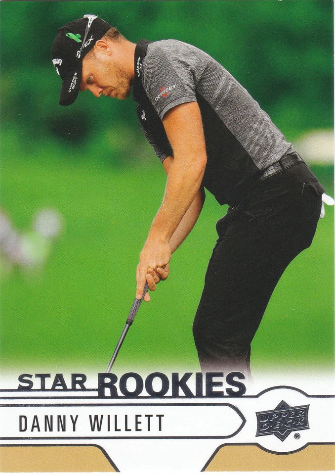 2021 SP Authentic Golf DANNY WILLETT Star Rookies Insert card #UDR-7 England - Image 1 of 2
