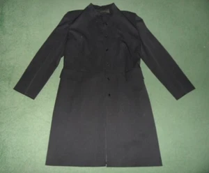 Selvatgi schwarzes Damengehrock - langer Mantel/Trench - hergestellt in Spanien - kostenloser Versand - Bild 1 von 13