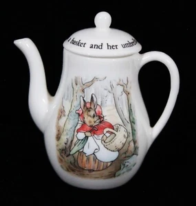 RAR! Wedgwood MINI/MINIATUR PETER RABBIT KAFFEEKANNE 2 3/4" HOCH NEU IM KARTON - Bild 1 von 7