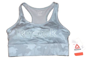 NEU Reebok Sport-BH Medium Support Goblin blau Größe Medium M neu mit Etikett - Bild 1 von 7