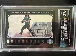 2021 Illusions Trevor Lawrence Rookie Holo Heroes #HHTL-5 Jaguars SP RC HGA 9 - Picture 1 of 2