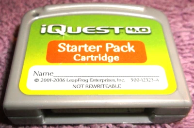 LEAP FROG - IQUEST 4.0 - STARTER PACK CARTRIDGE - TESTED - NICE - Image 1 of 3