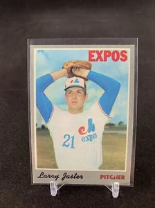 TOPPS 1969 #124 LARRY JASTER EXPOS PITCHER IN SLEEVE & TOP LOADER - Picture 1 of 5