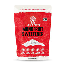 Lakanto Classic Monk Fruit Sweetener (Classic White - 3 lbs) Sugar Replacement