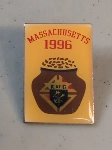 Prendedor de solapa Caballeros de Colón 1996 Massachusetts (K de C) - Imagen 1 de 24