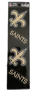 Die Cut 4 Piece The Quad Sticker Sheet New Orleans Saints - Picture 1 of 1