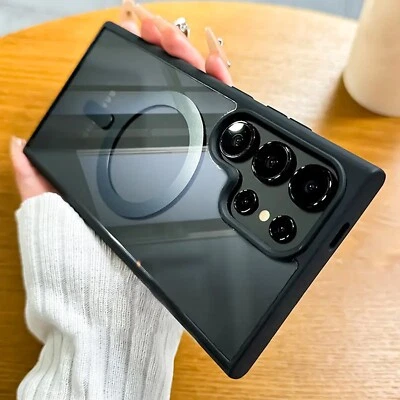 For Samsung Galaxy S25 Ultra S24 S23 S22 Fe Case Shockproof MagSafe Cover Screen - Image 1 of 4