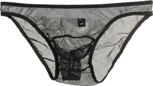 Male Power 31011C Cock-A-Too Bikini, Black, Small/Medium - Picture 1 of 4