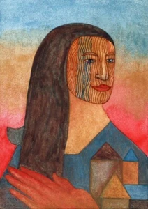 ACEO Original "House Witch" by Joseph Ray York (3.5x2.5in.) - Picture 1 of 1